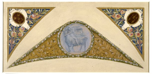 Luc-Olivier Merson - Esquisse pour l'escalier des Fêtes de l'Hôtel de Ville de Paris , Taureau. - PPP4145 - Musée des Beaux-Arts de la ville de Paris
