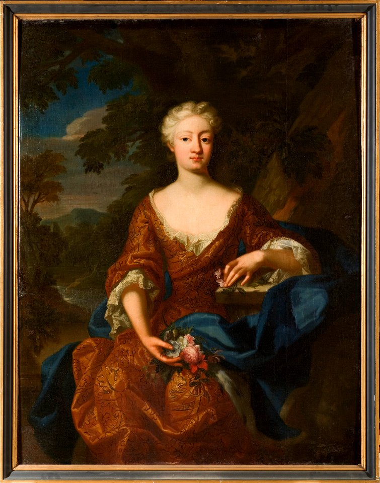 Lovisa Dorotea Sofia, 1680-1705, prinsessa av Preussen (Herman Hendrik Quiter d.y.) - Nationalmuseum - 15849. Free illustration for personal and commercial use.