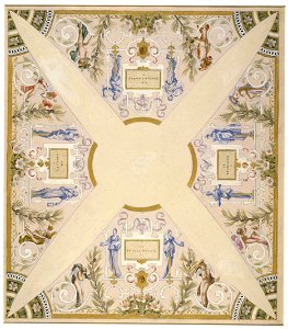 Luc-Olivier Merson - Esquisse pour l'escalier des fêtes de l'Hôtel de Ville de Paris , Décembre - PPP4167 - Musée des Beaux-Arts de la ville de Paris