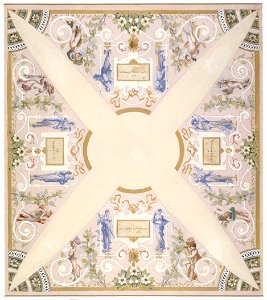 Luc-Olivier Merson - Esquisse pour l'escalier des Fêtes de l'Hôtel de Ville de Paris , Septembre - PPP4164 - Musée des Beaux-Arts de la ville de Paris
