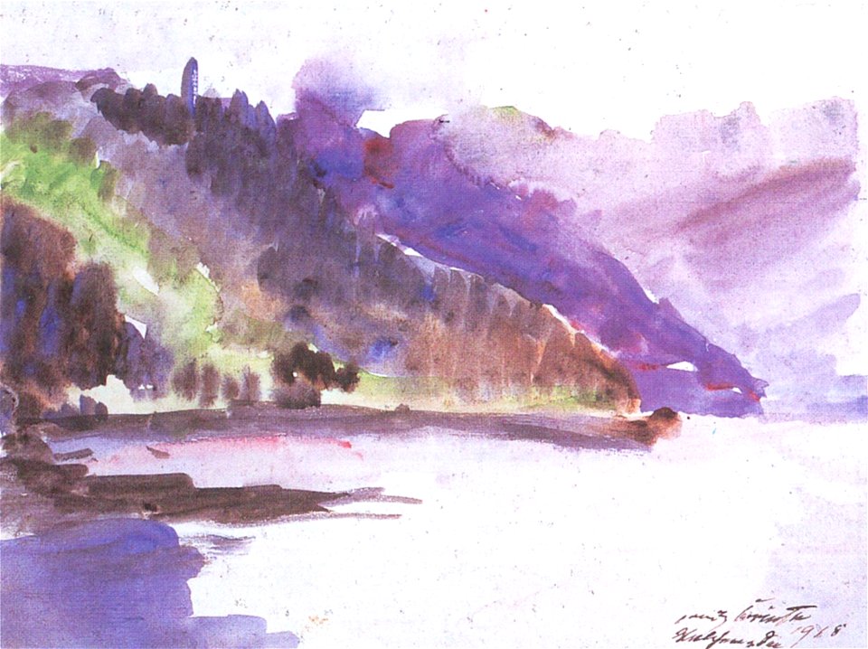 Lovis Corinth Walchensee 1918