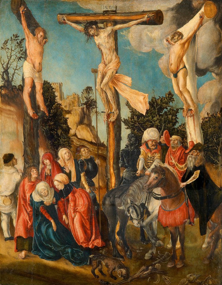 Lucas Cranach d. Ä. - Kreuzigung Christi - GG 6905 - Kunsthistorisches Museum