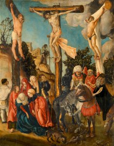Lucas Cranach d. Ä. - Kreuzigung Christi - GG 6905 - Kunsthistorisches Museum