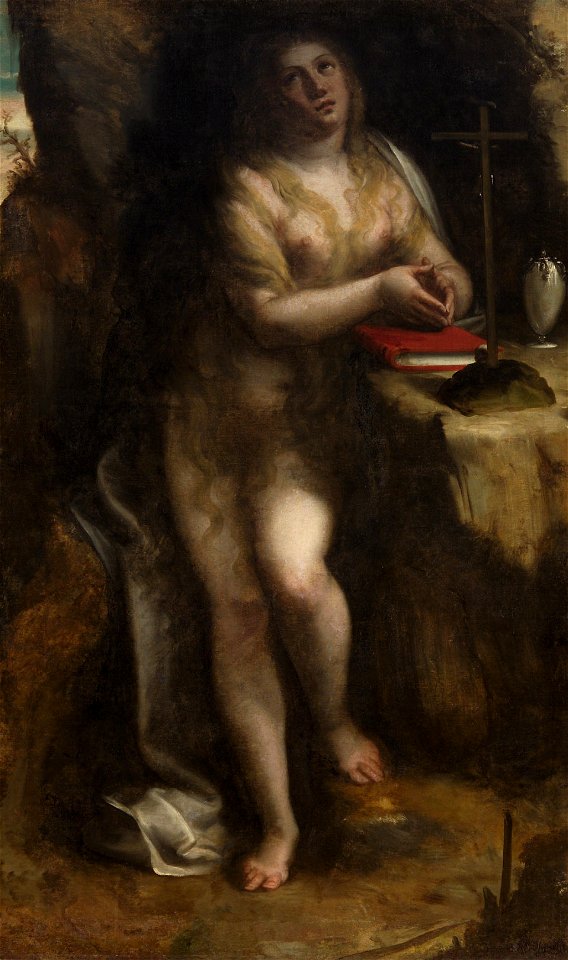 Luca Cambiaso - Büßende Maria Magdalena - GG 1635 - Kunsthistorisches Museum