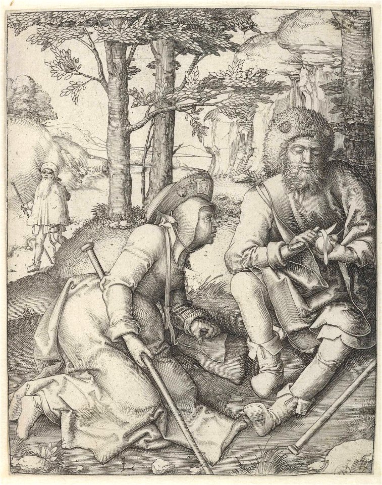 Lucas van Leyden Resting Pilgrims