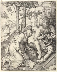 Lucas van Leyden Resting Pilgrims