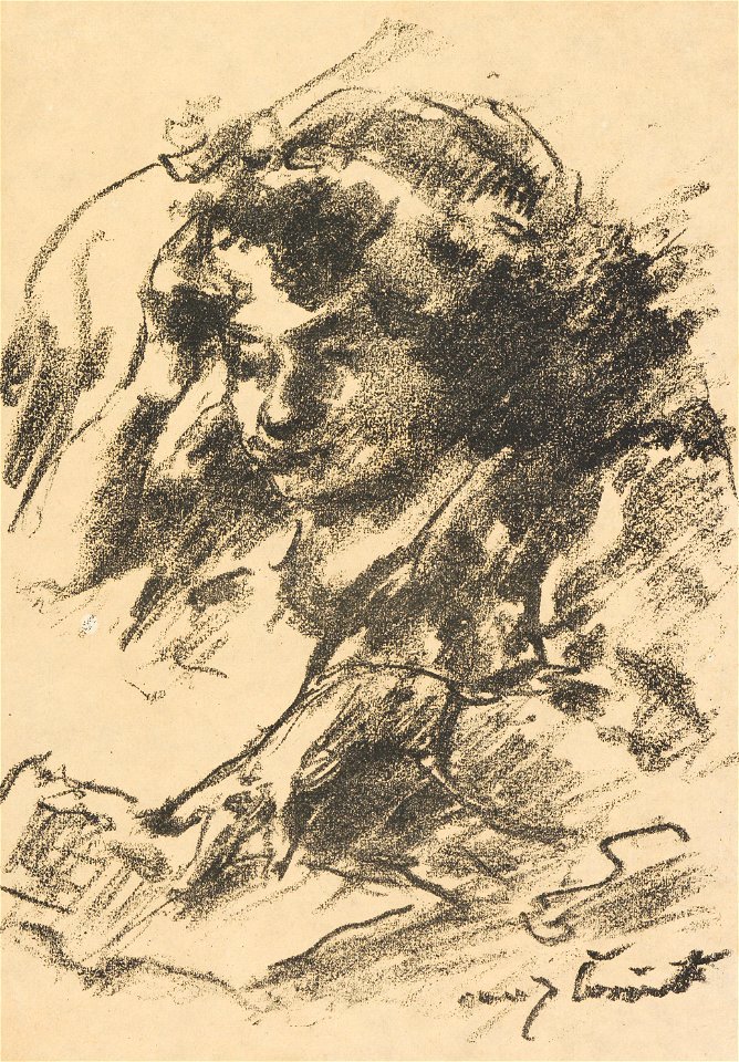 Lovis Corinth Weiblicher Studienkopf I 1919