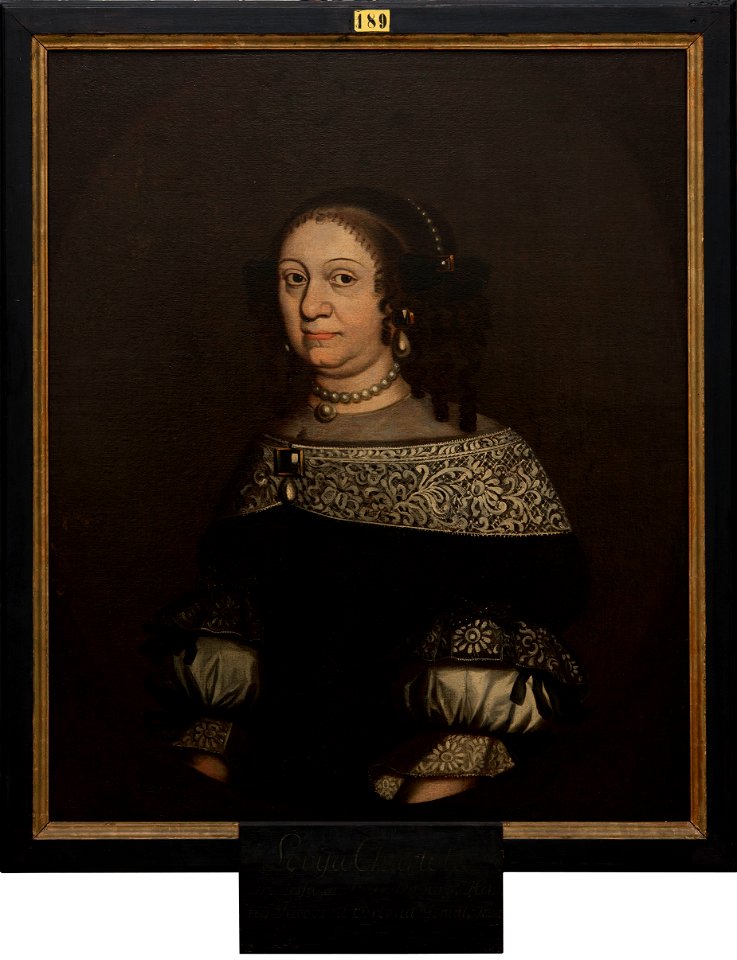Lovisa Charlotta, 1617-76, prinsessa av Brandenburg hertiginna av Kurland - Nationalmuseum - 14858