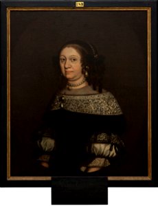 Lovisa Charlotta, 1617-76, prinsessa av Brandenburg hertiginna av Kurland - Nationalmuseum - 14858. Free illustration for personal and commercial use.