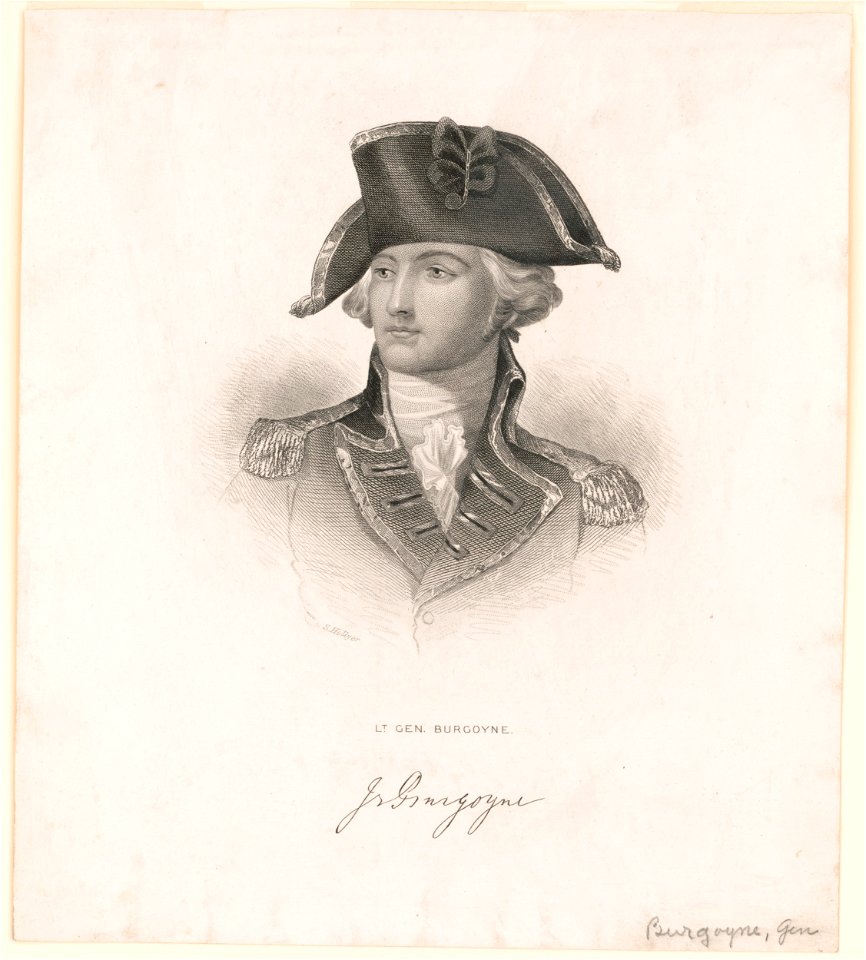 Lt. Gen. Burgoyne LCCN2004669644