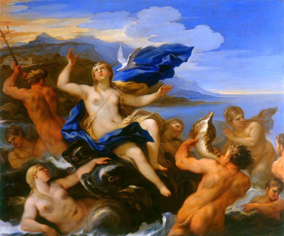 Luca Giordano (Naples 1634-Naples 1705) - Venus Learns of Cupid's Plight - RCIN 406772 - Royal Collection