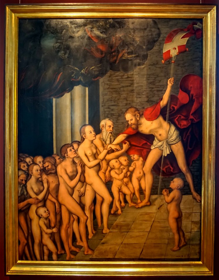 Lucas Cranach der Ältere-Passionszyklus-Christus in der Vorhölle-4712
