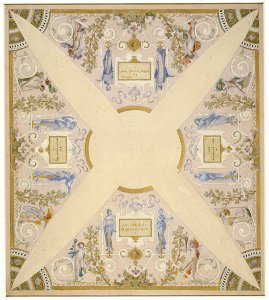 Luc-Olivier Merson - Esquisse pour l'escalier des Fêtes de l'Hôtel de Ville de Paris , Août - PPP4163 - Musée des Beaux-Arts de la ville de Paris