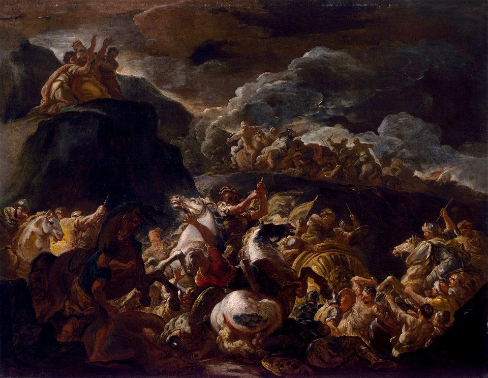 Luca Giordano - The Battle of Israel and Amalek - BF.1979.11 - Museum of Fine Arts