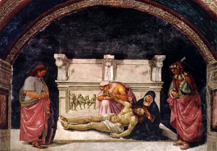 Luca signorelli, cappella di san brizio, compianto