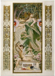 Luc-Olivier Merson - Esquisse pour l'escalier des Fêtes de l'Hôtel de Ville de Paris , La Danse - PPP4137 - Musée des Beaux-Arts de la ville de Paris