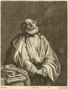 Lucas Vorsterman after Spanjolet - Penitent St Peter SVK-SNG.G 11965-143