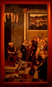 Lucas Cranach der Ältere--Exemplumtafeln-Das Urteil des Kambydes-4722