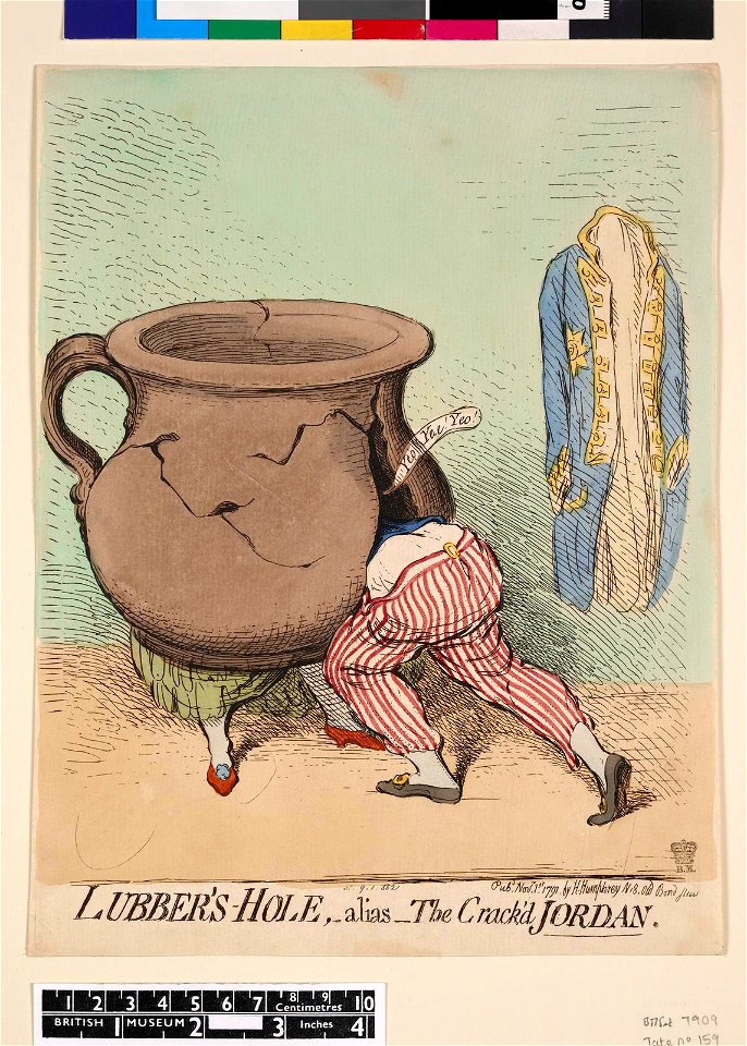 Lubber's-hole, -alias- the crack'd Jordan (BM 1851,0901.552 1)