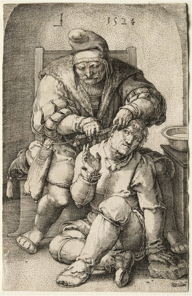 Lucas van Leyden (Dutch, 1494-1533) - The Surgeon - 1963.597 - Cleveland Museum of Art