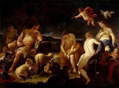 Luca Giordano - Judgment of Paris - WGA9011