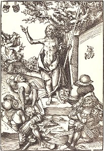 Lucas Cranach, o Velho - Série da Paixão de Cristo - A Ressurreição de Cristo