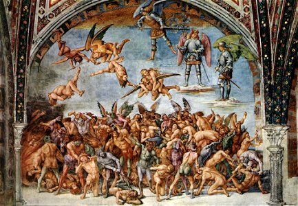 Luca signorelli, cappella di san brizio, dannati all'inferno 01