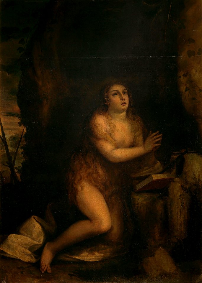 Luca Cambiaso (1527-85) - The Penitent Magdalene - RCIN 406090 - Royal Collection
