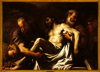 Luca Giordano - The Entombment of Christ - Google Art Project