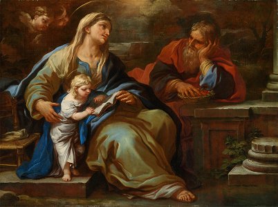 Luca giordano the education of the virgin 070742)