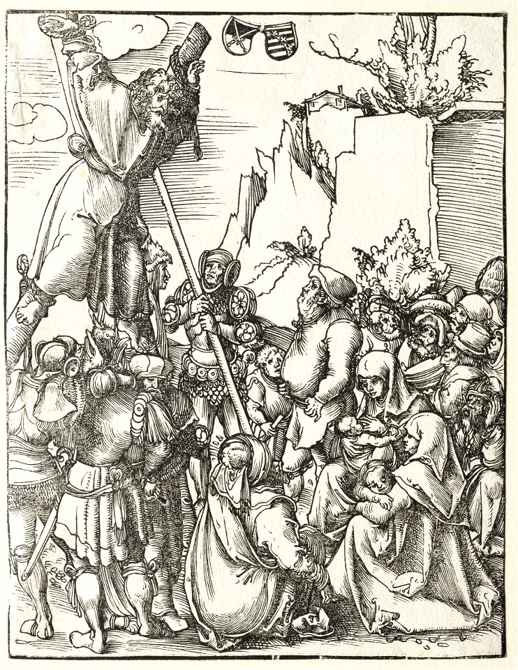 Lucas Cranach (German, 1472-1553) - Martyrdom of St. Andrew - 1923.526.1 - Cleveland Museum of Art
