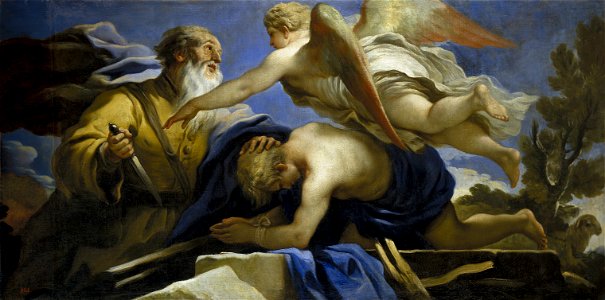 Luca Giordano - Il sacrificio di Isacco (Prado, Madrid)