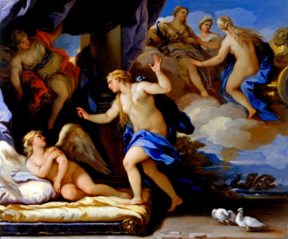 Luca Giordano (Naples 1634-Naples 1705) - Venus Chides Cupid - RCIN 406773 - Royal Collection