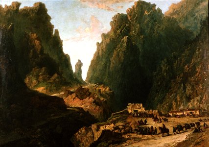 Lucas Velázquez, Eugenio - Lanscape with Smugglers - Google Art Project