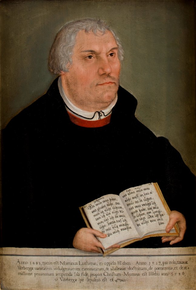 Lucas Cranach - Portrait of Martin Luther (1483–1586) - MNK XII-A-553 - National Museum Kraków