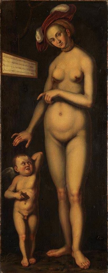 Lucas Cranach d. Ä. (Nachahmer) - Venus und Amor als Honigdieb - 13261 - Bavarian State Painting Collections