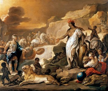 Luca Giordano, copies - Series of the Four Parts of the World. Africa - Google Art Project