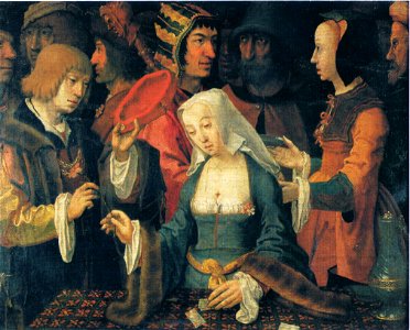 Lucas van Leyden - Kartenlegerin - 1200 dpi