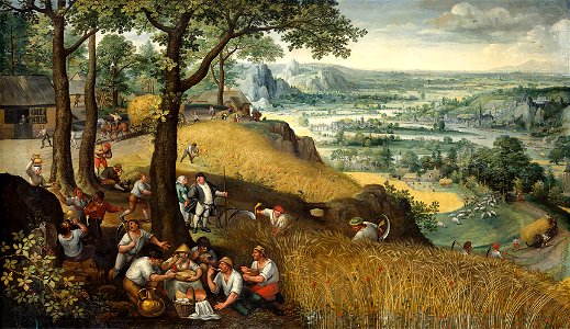 Lucas van Valckenborch - Summer landscape (July or August)