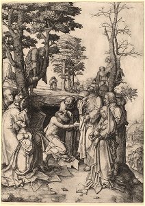 Lucas van Leyden - The Raising of Lazarus - Google Art Project