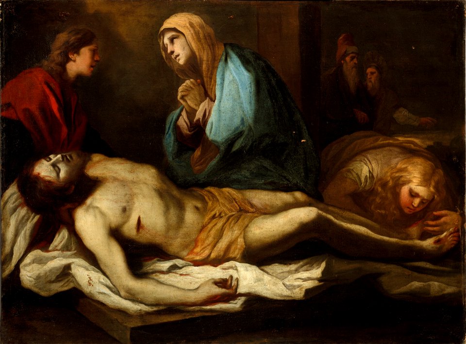 Luca Giordano - The Lamentation over the Dead Christ - 1981.80 - Fogg Museum