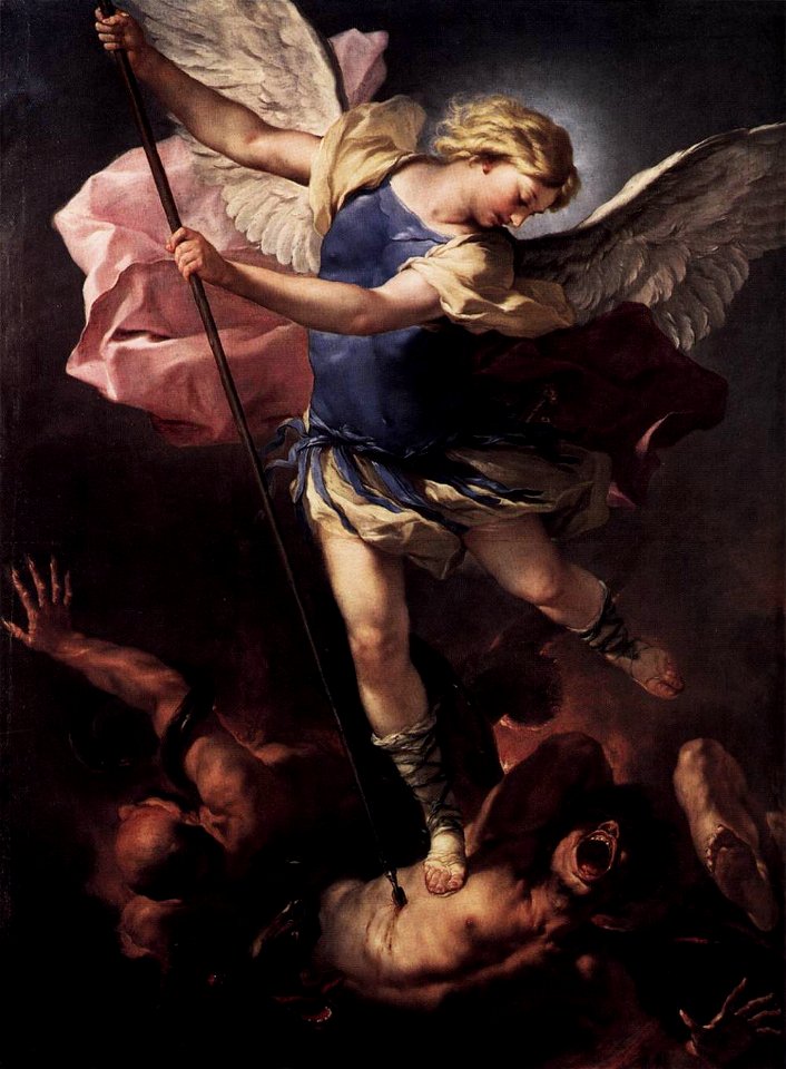Luca Giordano - St Michael - WGA9023