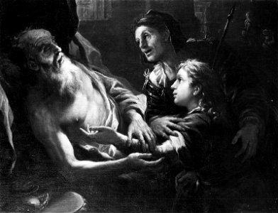 Luca Giordano - Isaac Blessing Jacob - RES.23.136 - Museum of Fine Arts