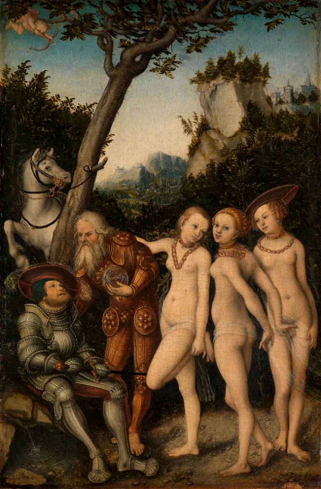 Lucas Cranach (1472) - Urteil des Paris - 109 - Staatliche Kunsthalle Karlsruhe