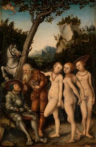 Lucas Cranach (1472) - Urteil des Paris - 109 - Staatliche Kunsthalle Karlsruhe