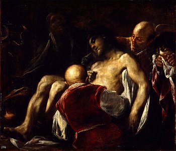 Luca Giordano - The Entombment of Christ - 23.459 - Museum of Fine Arts. Free illustration for personal and commercial use.