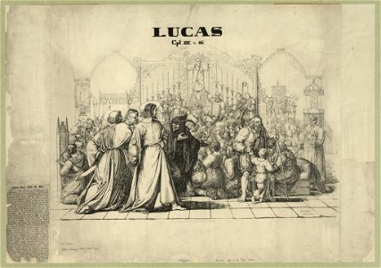 Lucas. Capt. XIX. v. 46 LCCN2003691120