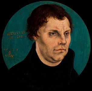 Lucas-Cranach the Elder-„Tondo of Martin Luther“.T636545875557736658