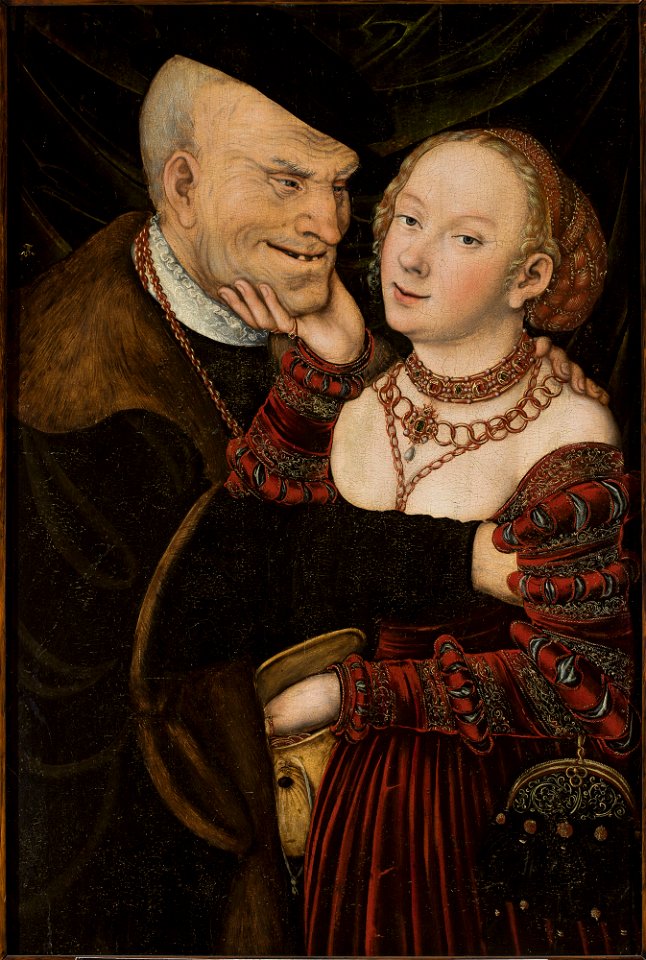 Lucas Cranach - Ill matched - M.Ob.40 - National Museum in Warsaw