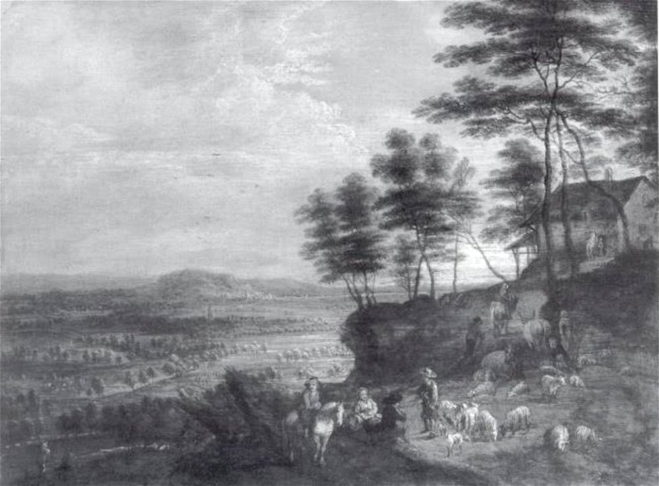 Lucas van Uden - Landschap een kudde schapen - 1222 - Städel Museum